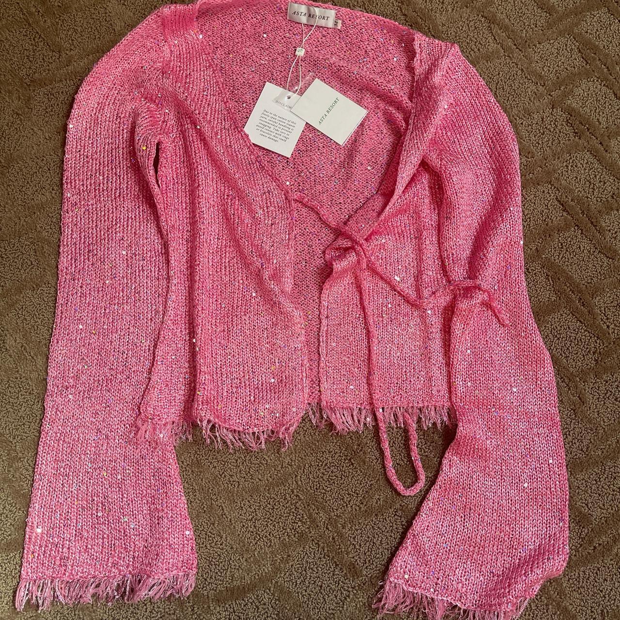 Women's Pink Jumper Depop