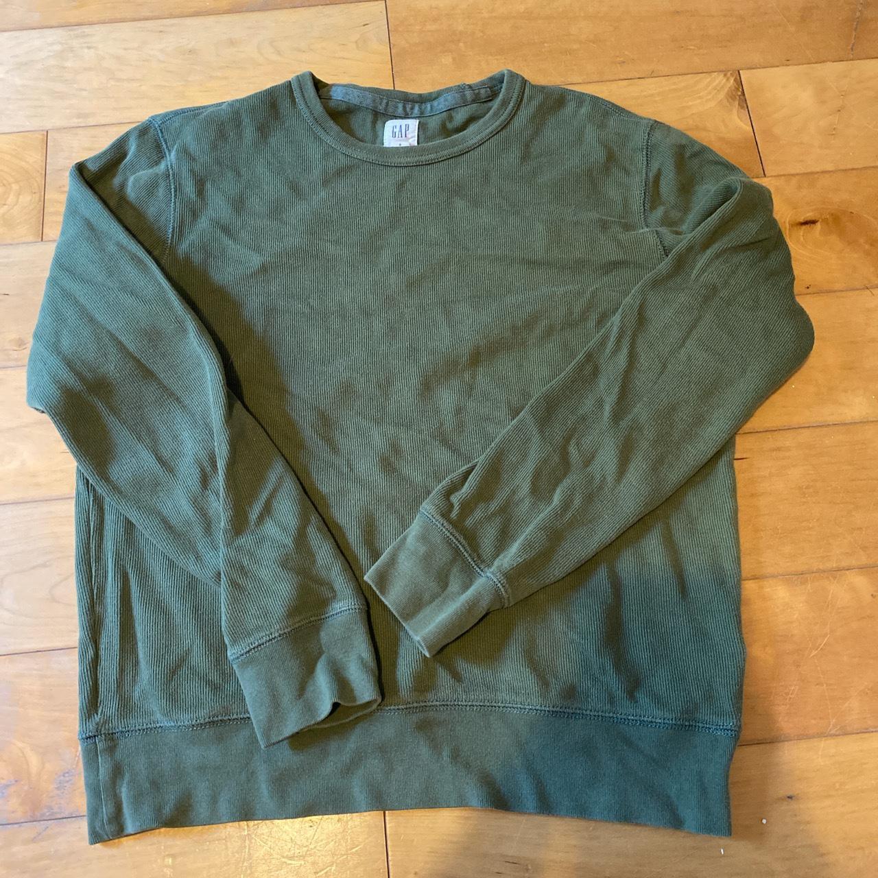 Green sweater from Gap Size small #gap #vintage... - Depop