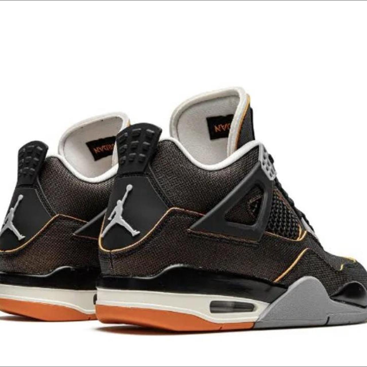 Air Jordan 4 Retro Starfish Black Orange