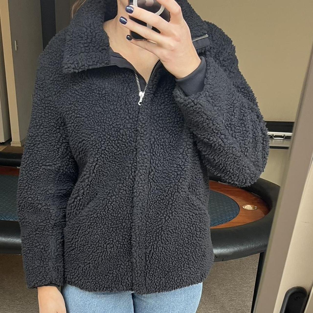 H&m teddy jacket grey Outlet