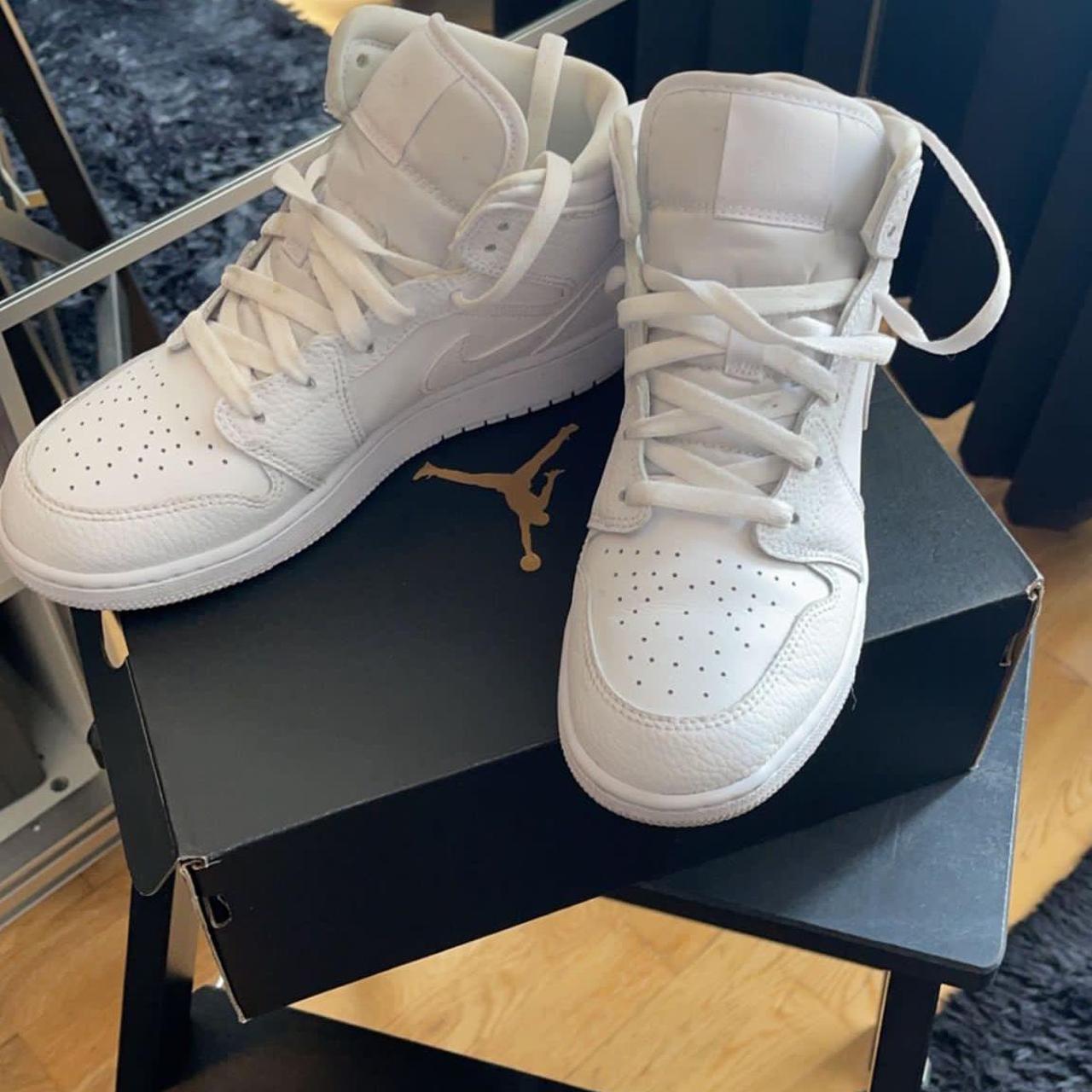 jordan1 mid white