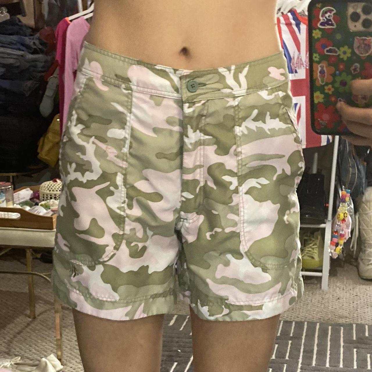 Guy Harvey pink and green camo board shorts ! Fits... Depop
