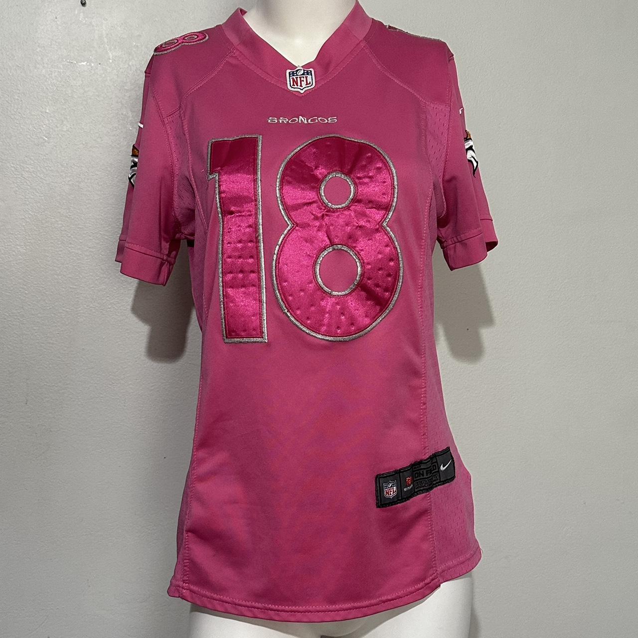 Womens pink outlet broncos jersey