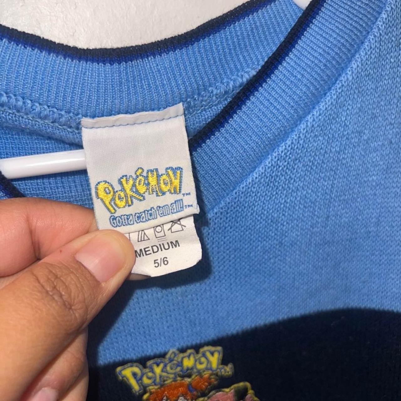 Vintage POKÉMON BOYS KIDS ACRYLIC SWEATER Size... - Depop