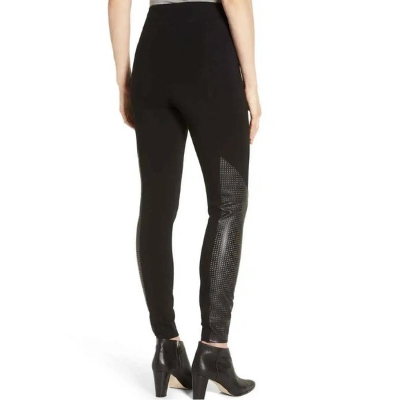 Faux-Leather Panel Leggings | Bella Jules Fashion Boutique | Designer  Women's Clothing