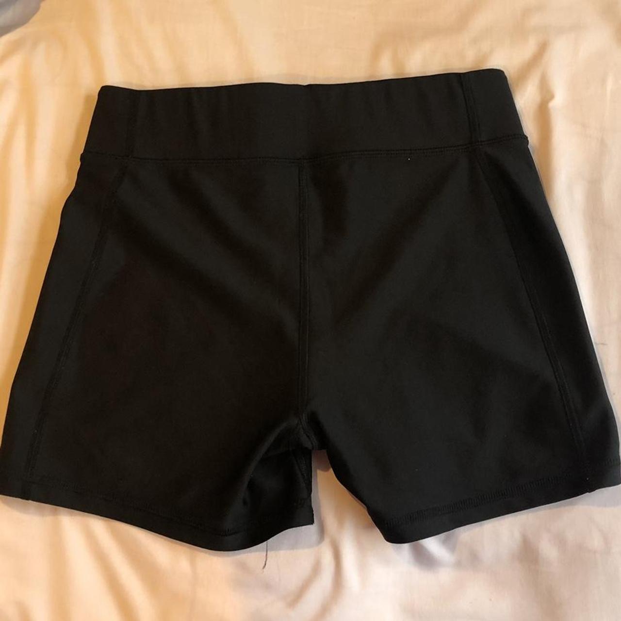 Black Under Armour Women's Spandex Shorts Only worn - Depop