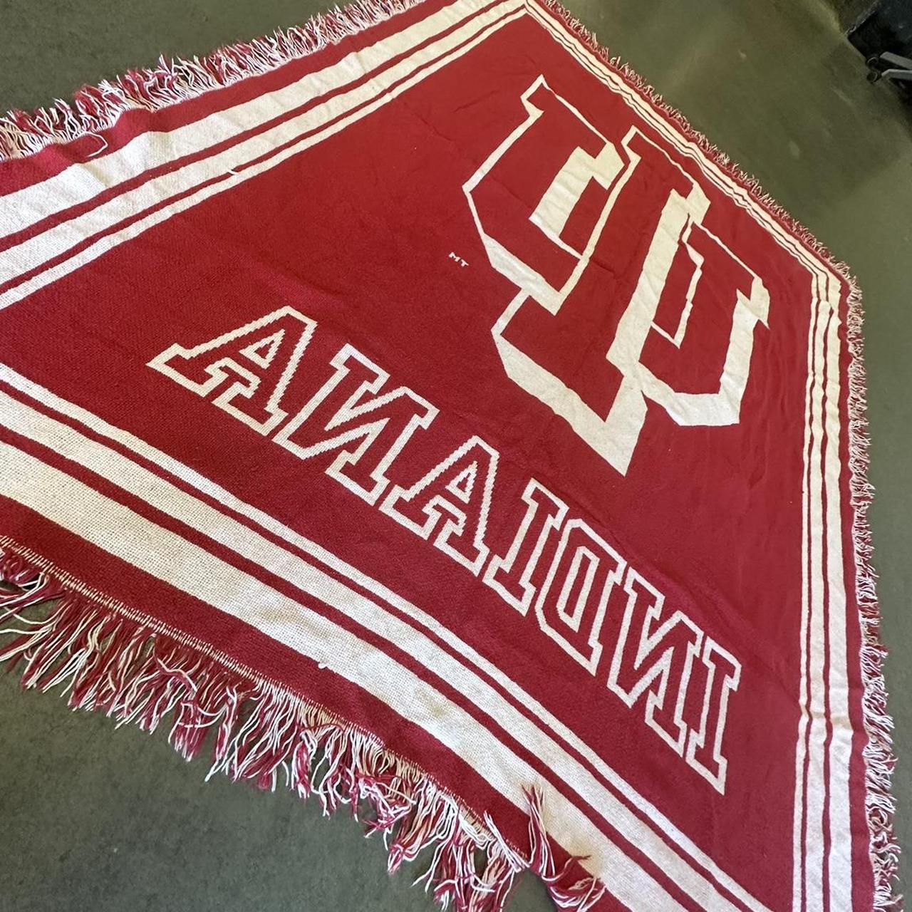 indiana-university-football-woven-blanket-brand-depop
