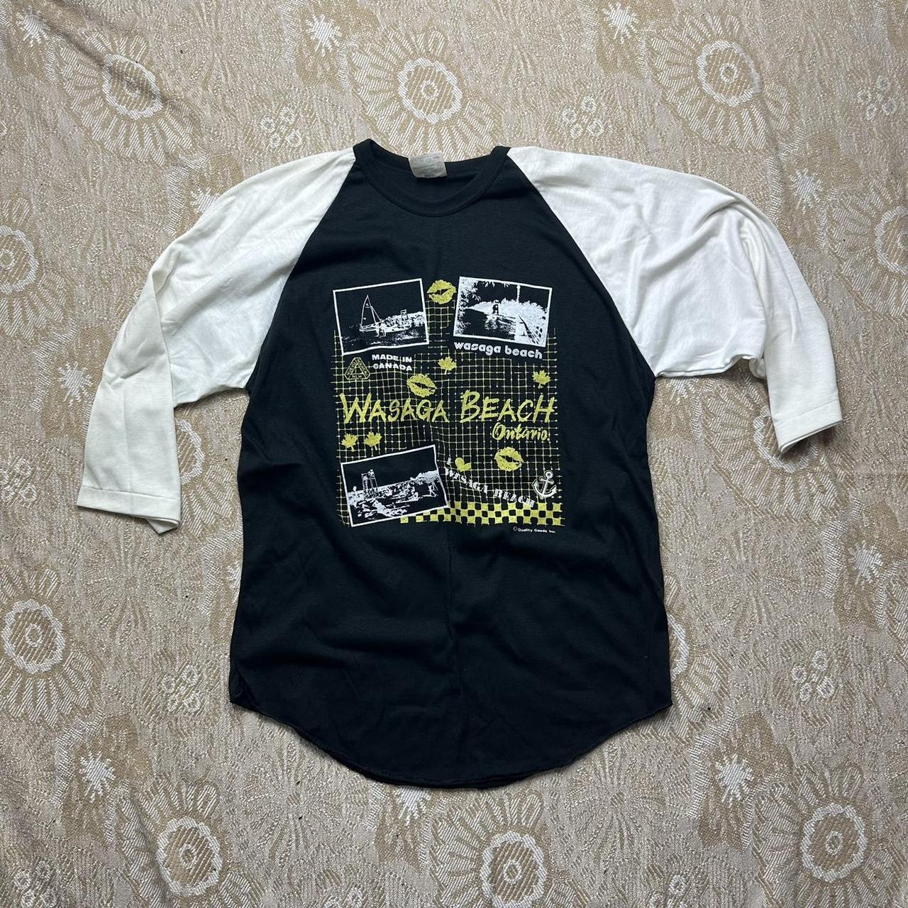 Vintage Wasaga Beach 3/4 sleeve t shirt Brand Depop