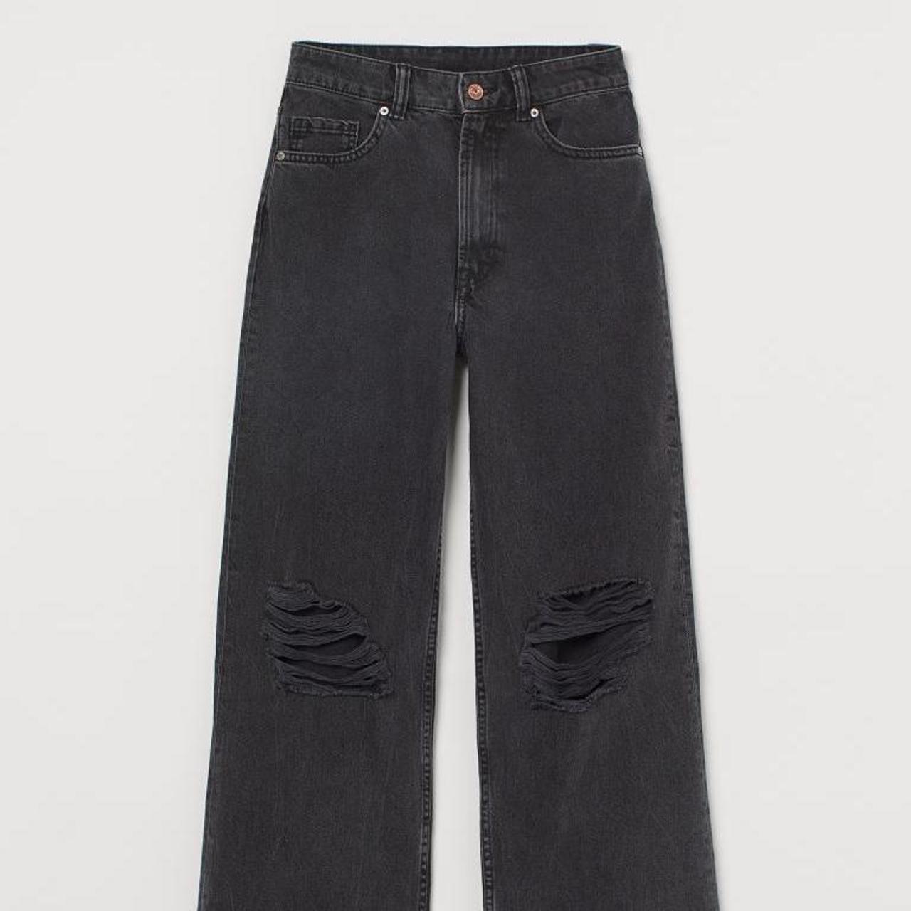 H M Grey Wide Leg Jeans Never Worn Before Boggy Depop h-m-grey-wide-leg-jeans-never-worn-before-boggy-depop