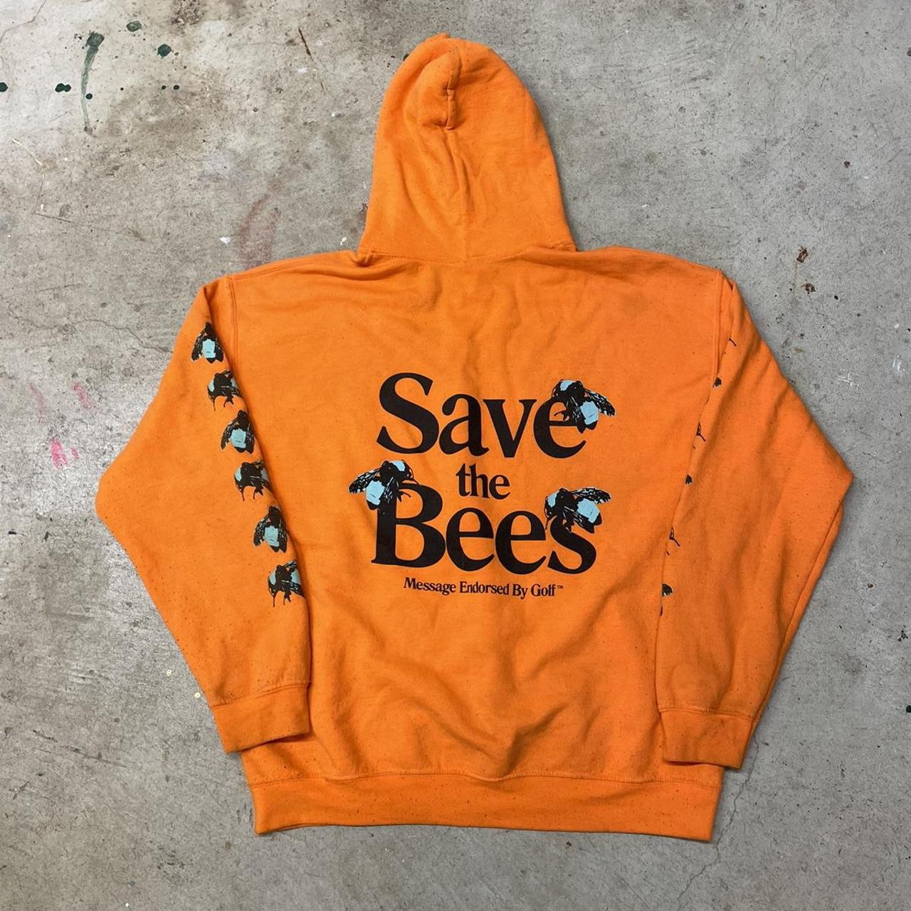 GOLF WANG “SAVE THE BEES” HOODIE size... - Depop