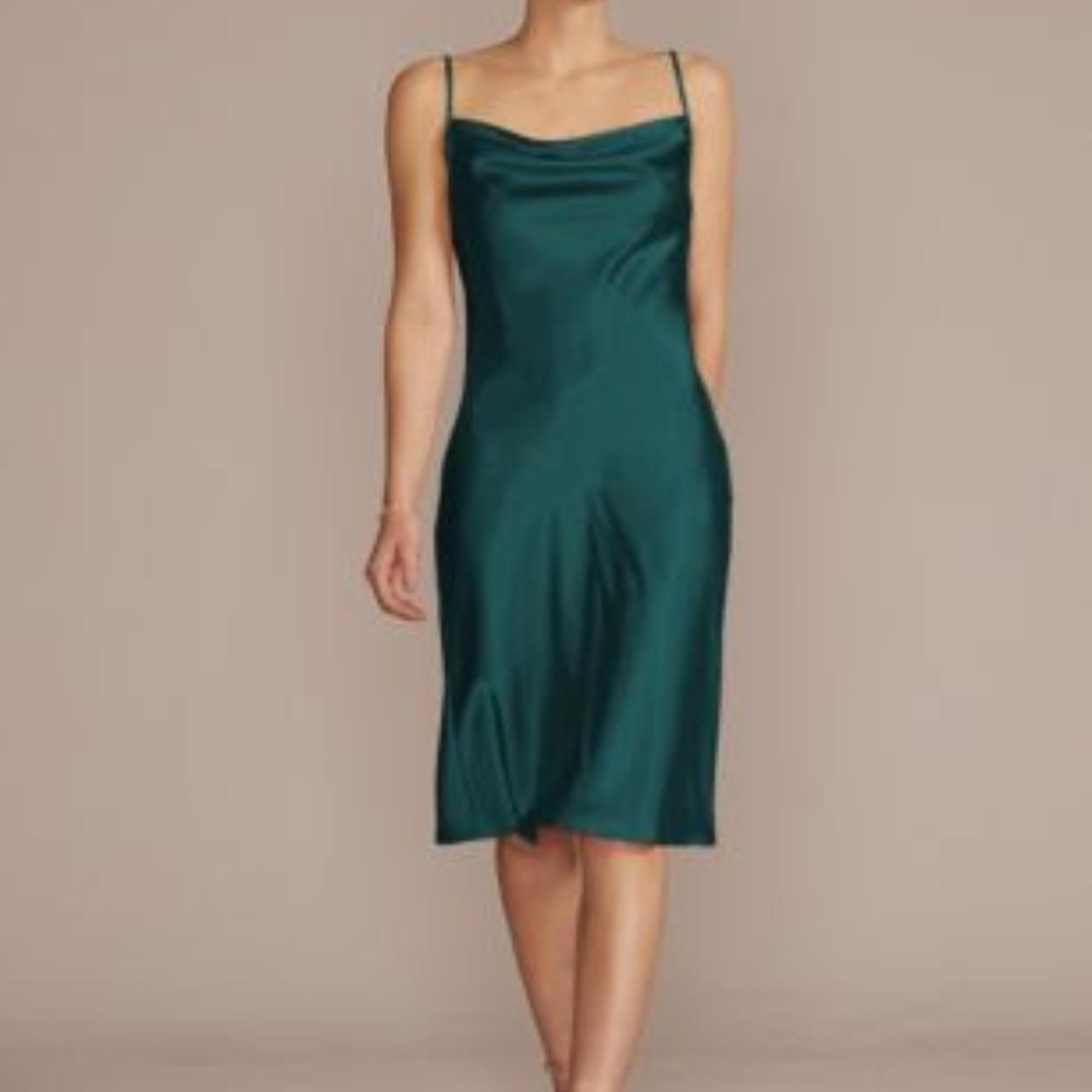 MIDI CHARMEUSE BRIDESMAID SLIP DRESS Never worn.... Depop