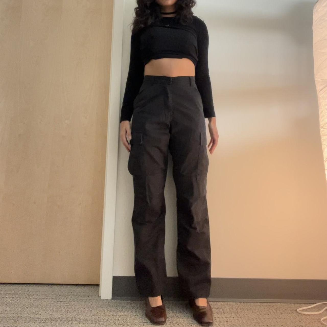 RARE BAGGY CARGO PANTS ADJUSTABLE brandy Melville... Depop