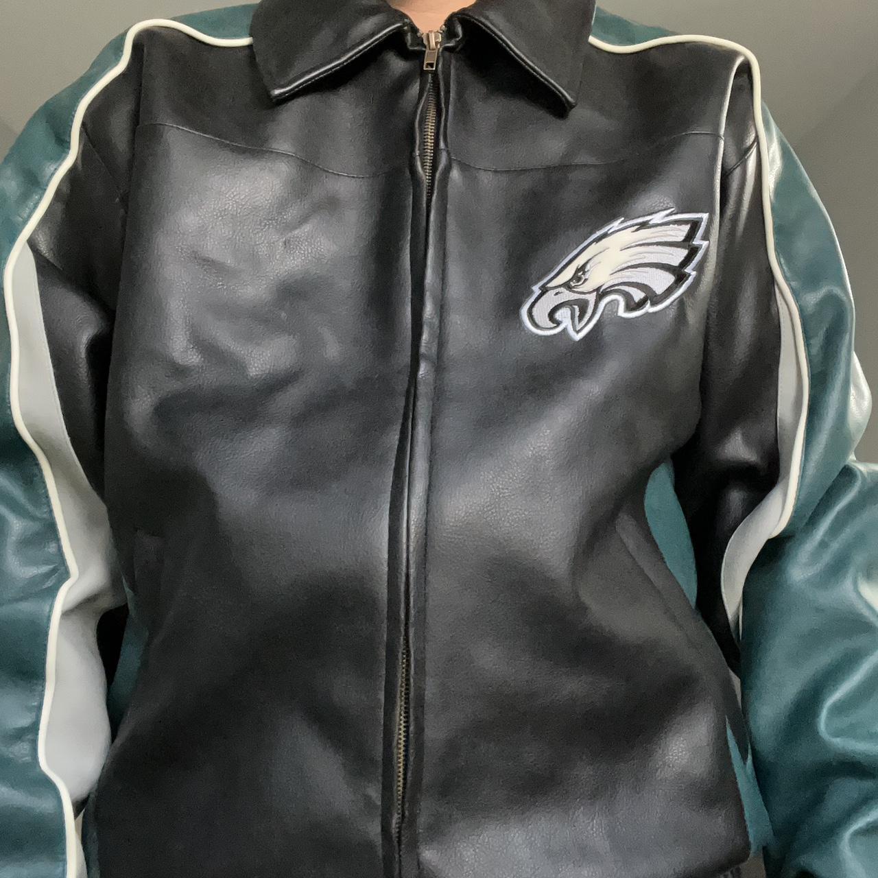 NFL Philadelphia Eagles Faux Leather Jacket 