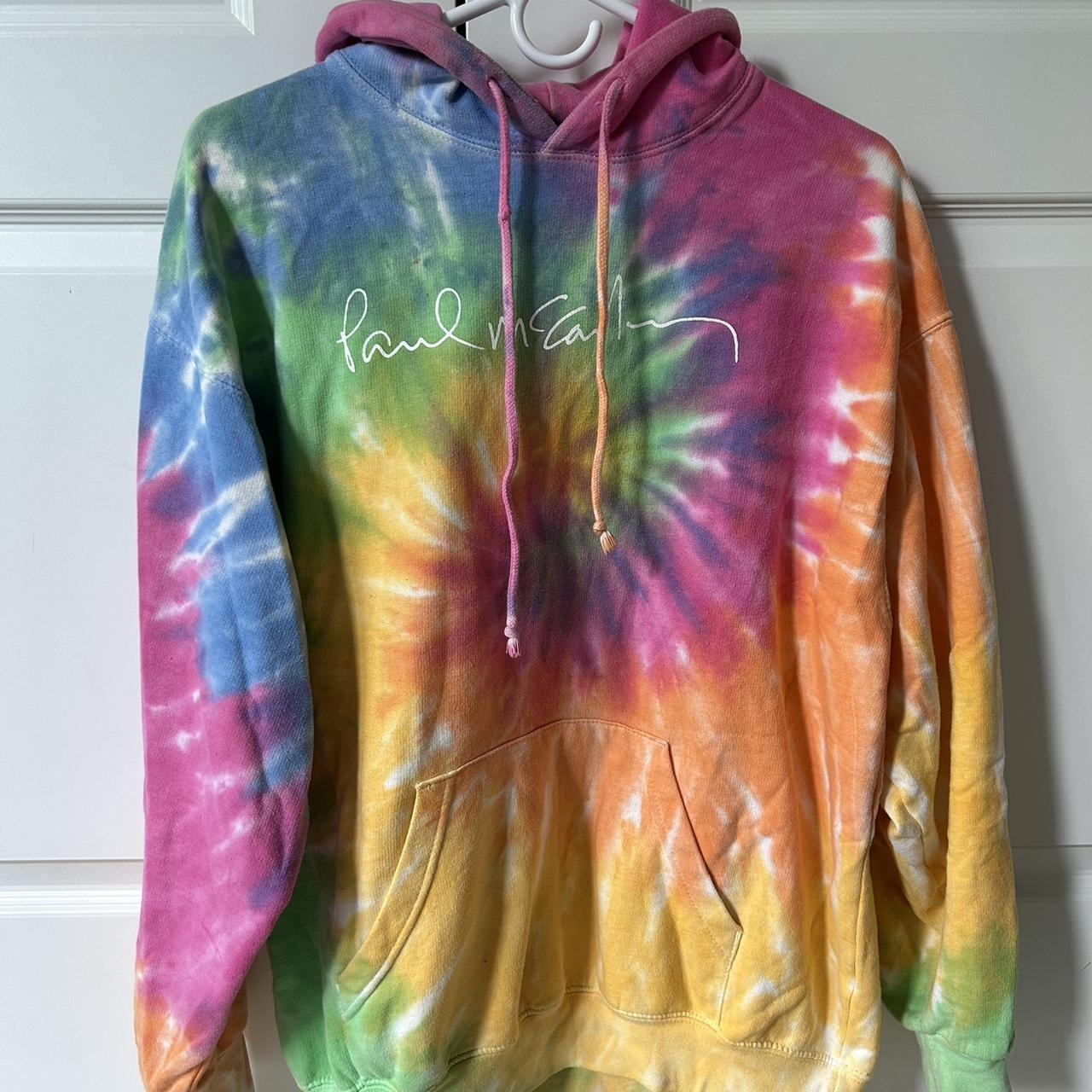 paul mccartney tie dye hoodie