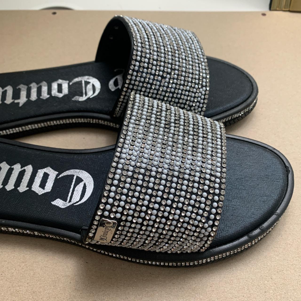 Bedazzled Juicy Couture slides Depop