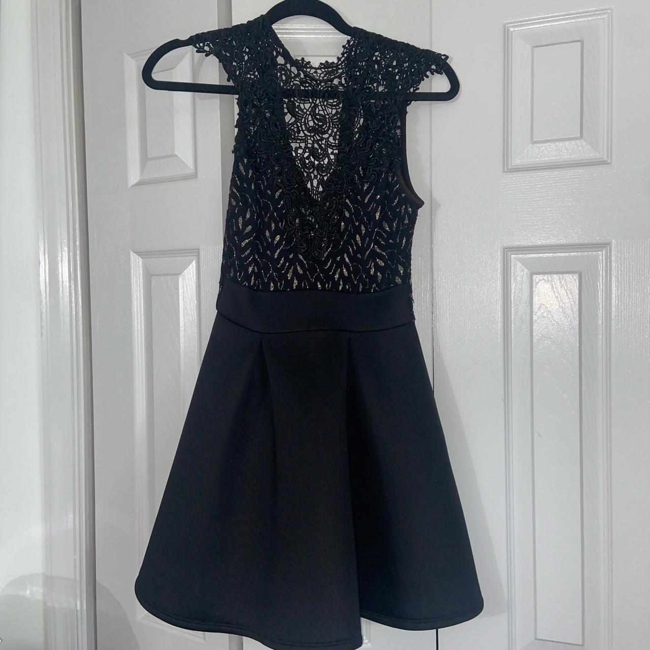 Windsor Gold And Black Dress Depop