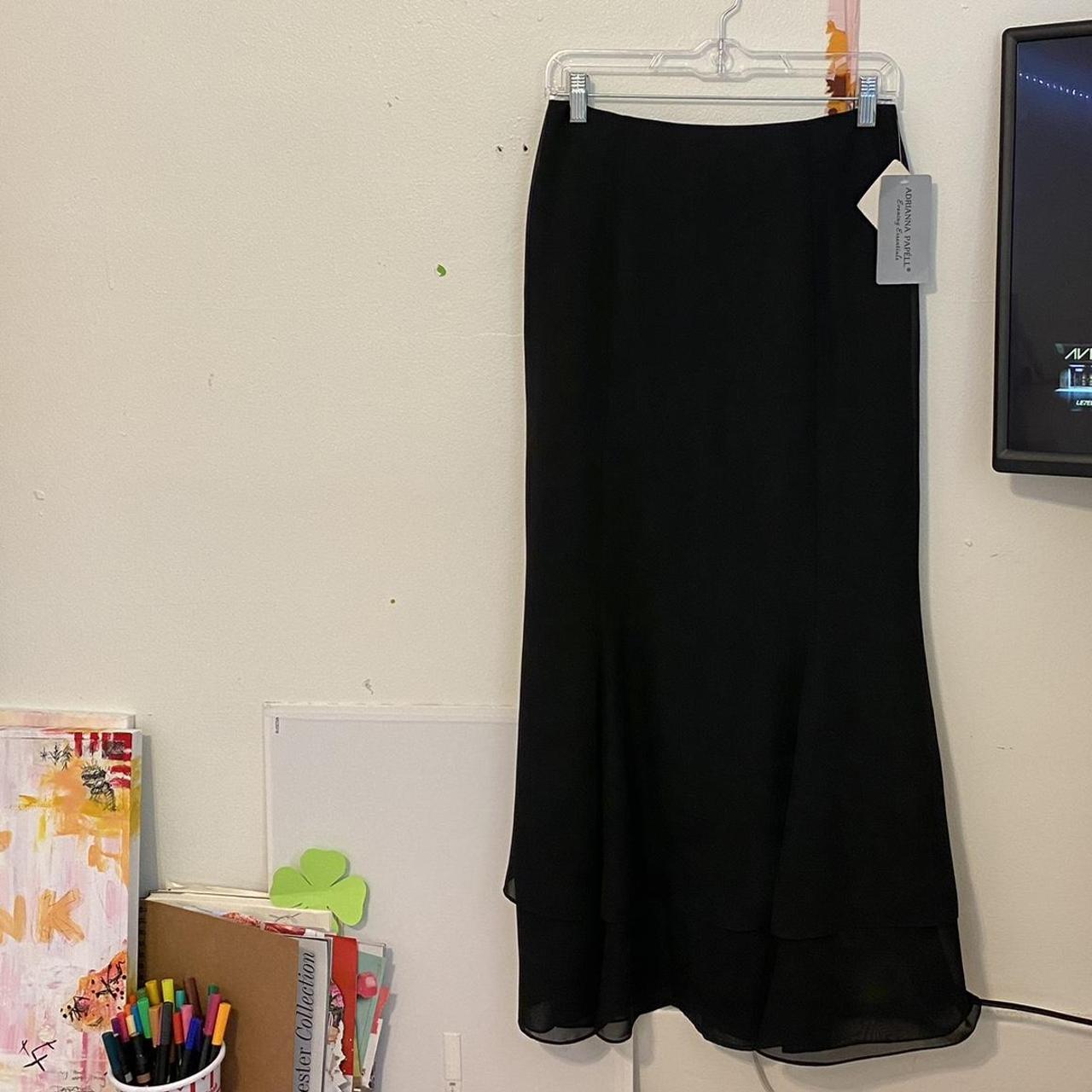 ADRIANNA PAP LL black maxi skirt New with tags