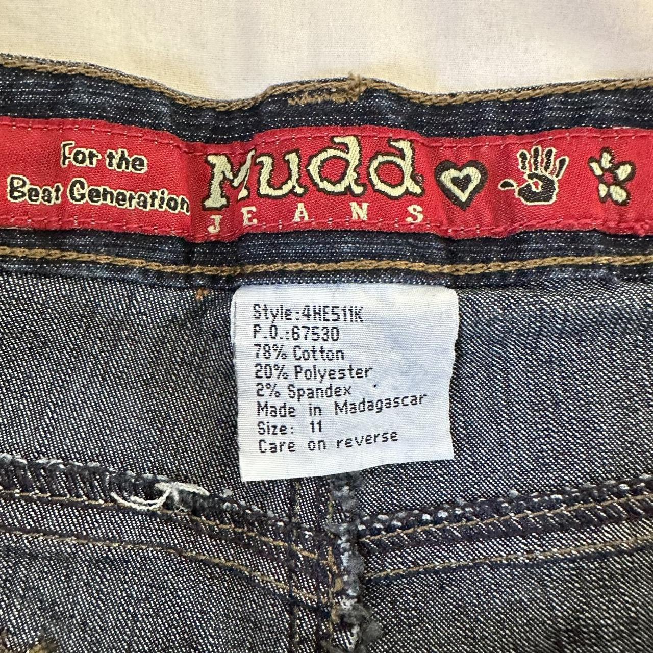 Vintage Mudd dark wash flare jeans - marked size 11... - Depop