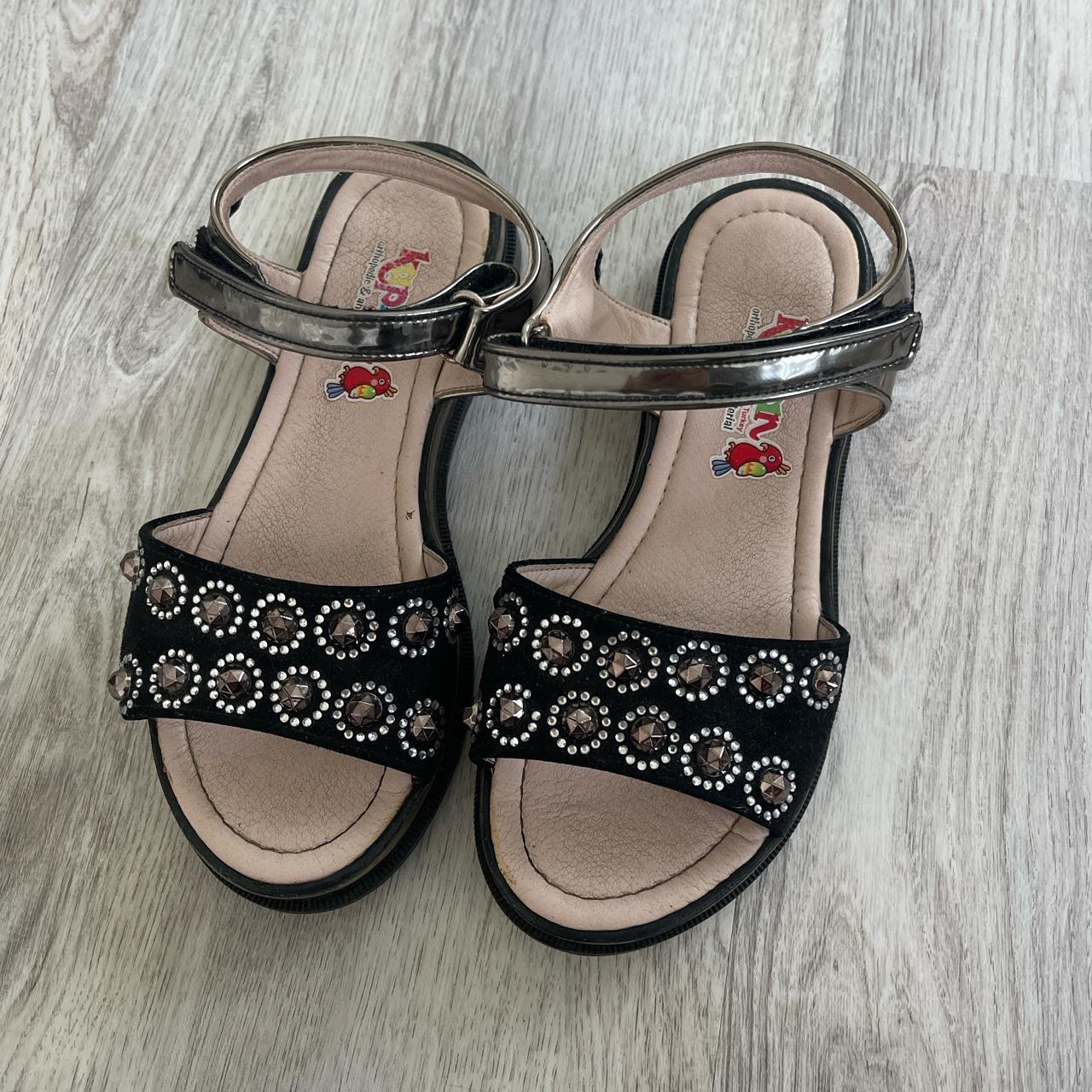 Bata store silver sandals