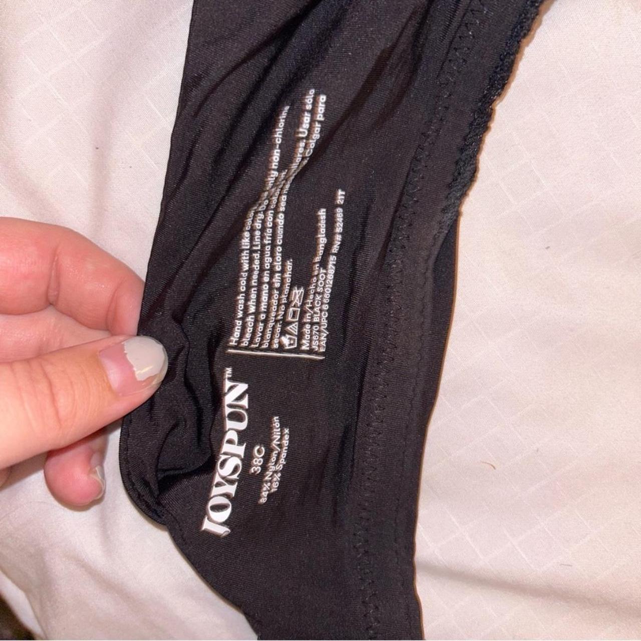Joyspun black lace push up bra 38c, only worn to try - Depop