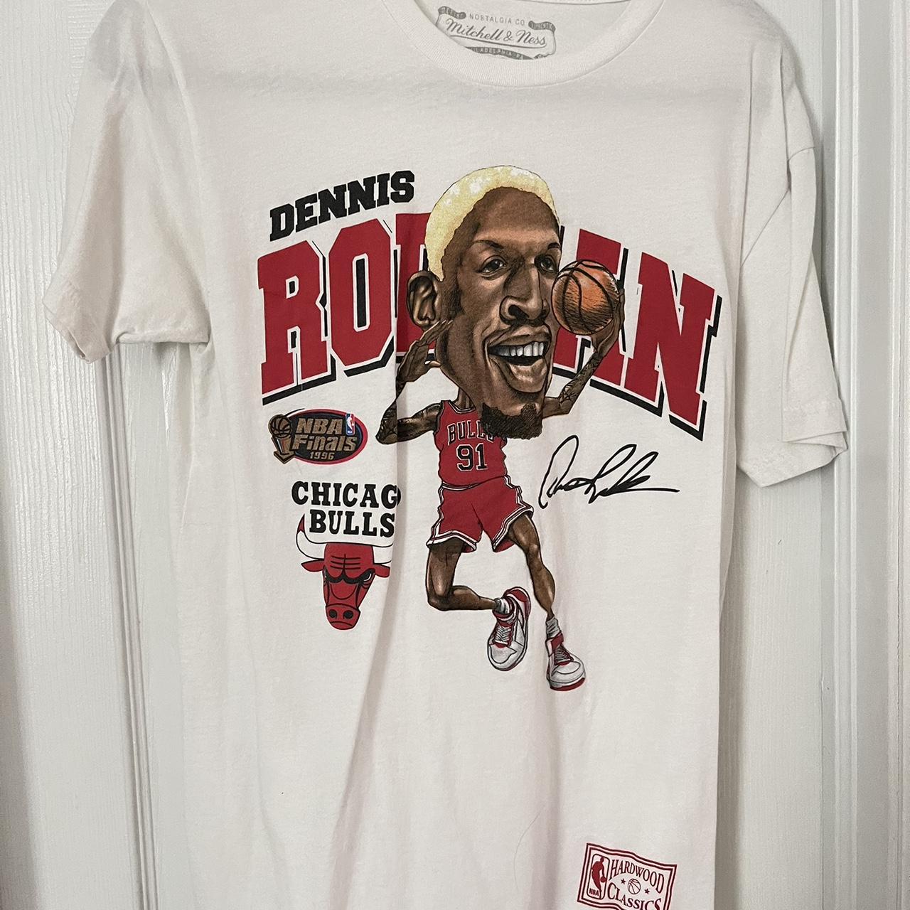 Mitchell & Ness Chicago Bulls Dennis Rodman T-Shirt (red)