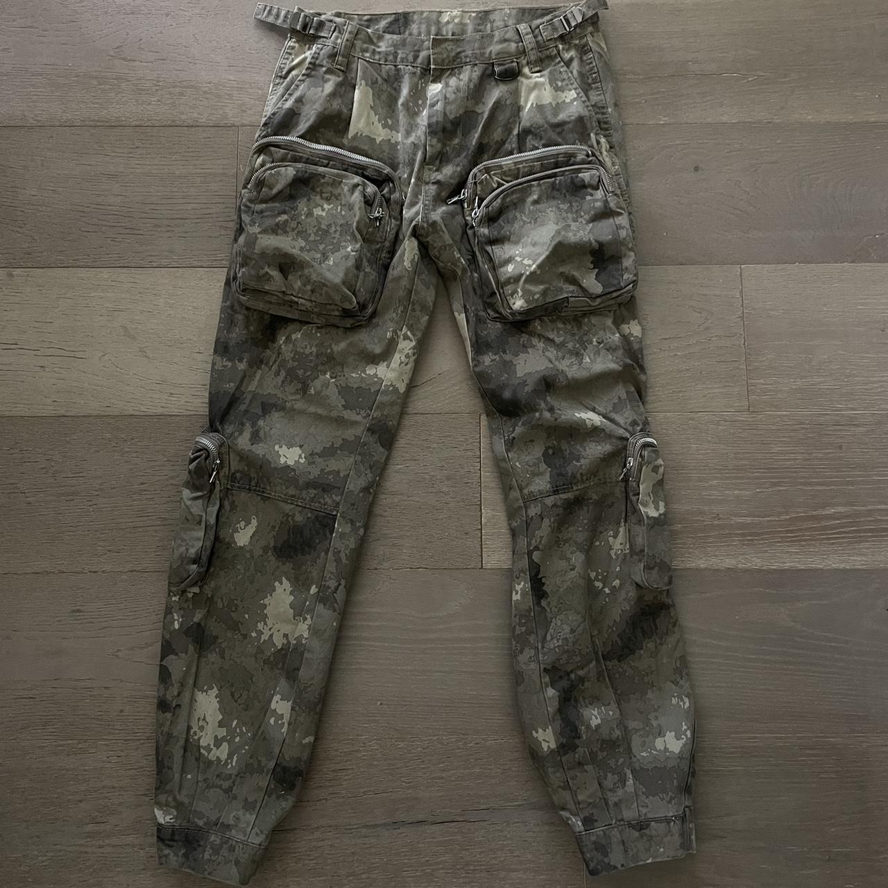 mnml zipper cargo pants. size small retails for $64.... - Depop