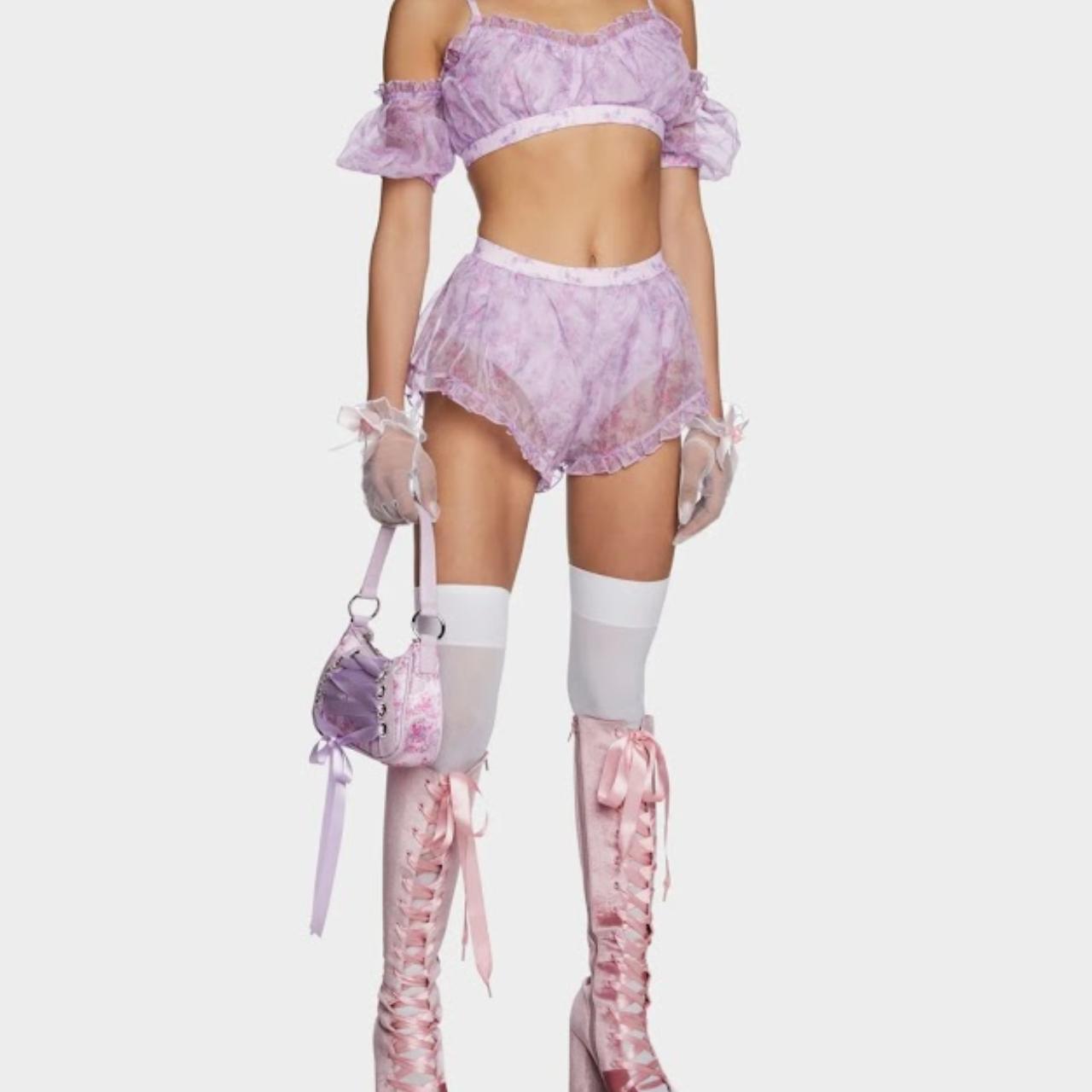 Scandal Sheet Bikini Set Large Dolls Kill... Depop