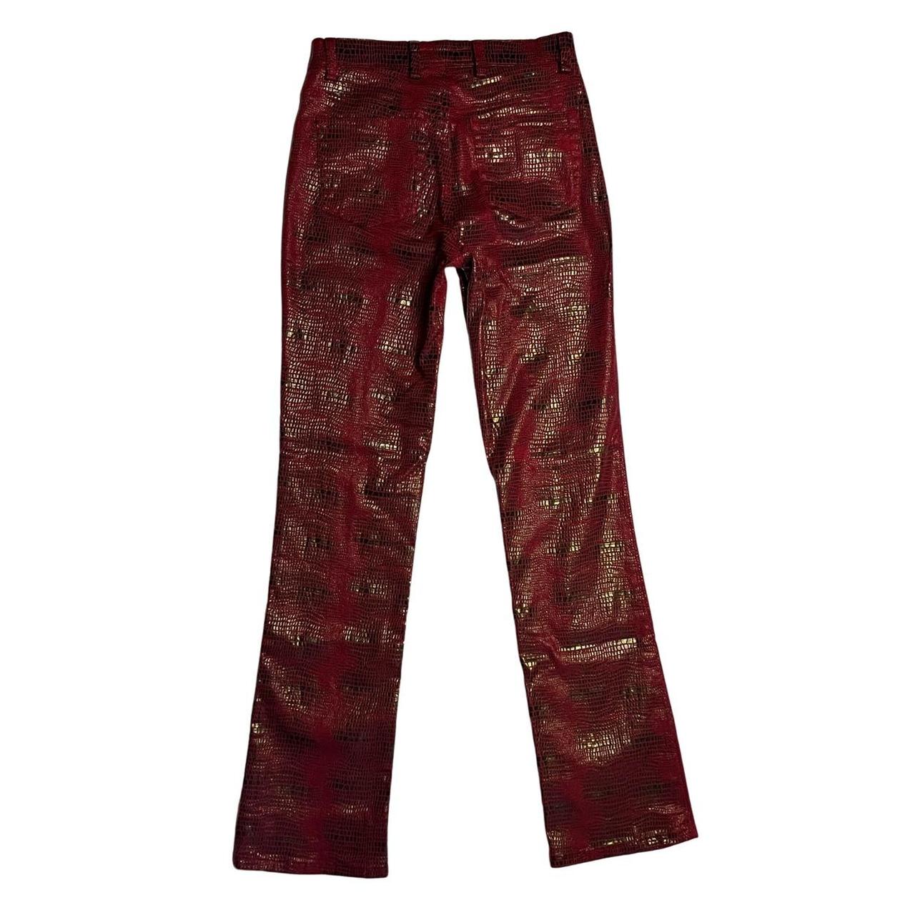 90s grunge faux snakeskin pants , cyber grunge mall