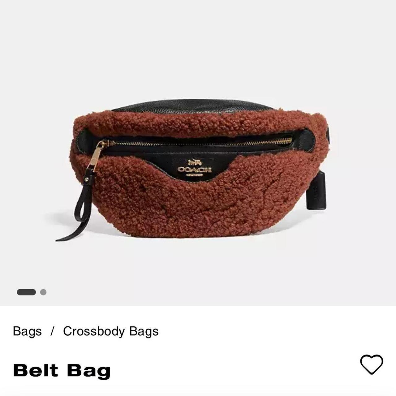 Factory Coach Shearling Belt Bag