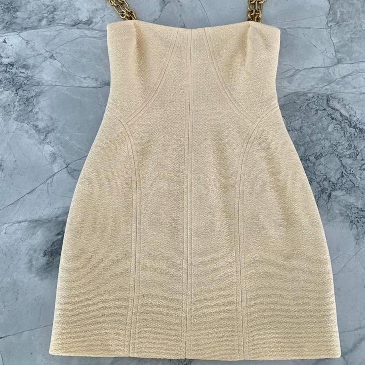 MANNING CARTELL, Neo classic mini dress Almond,