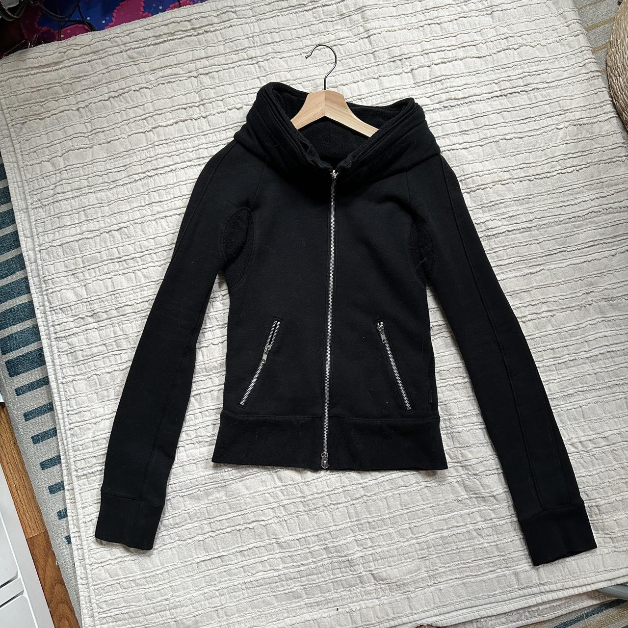 L. G. B le grand bleu zip up hoodie size 1 as... - Depop