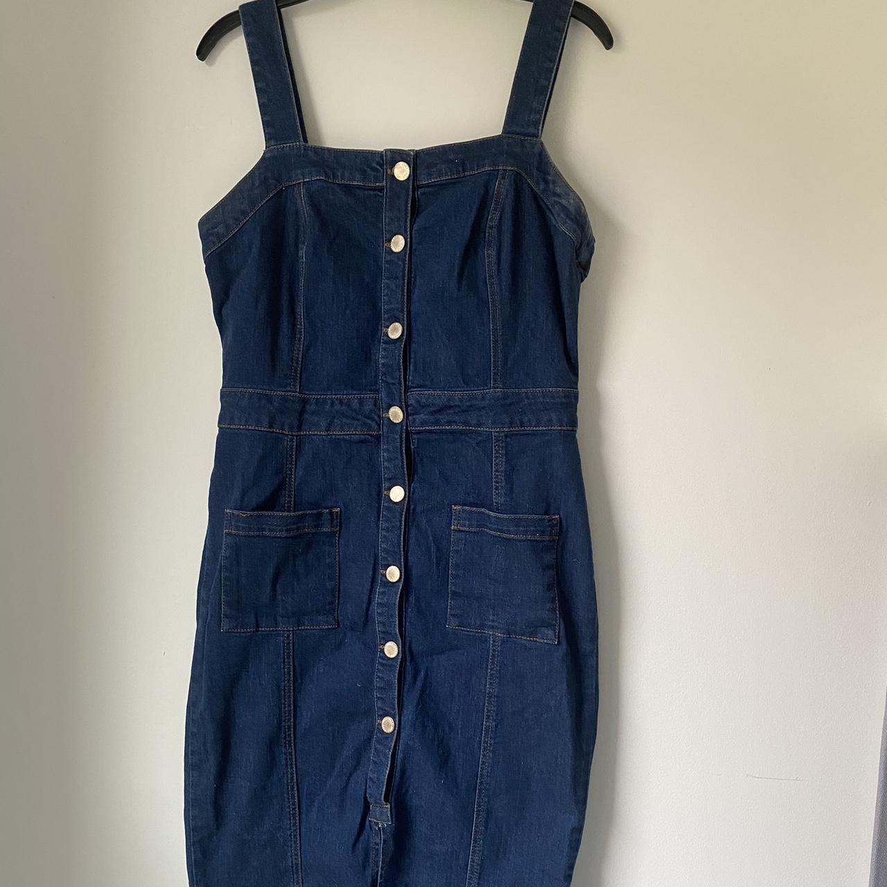 Miss selfridge denim dress best sale