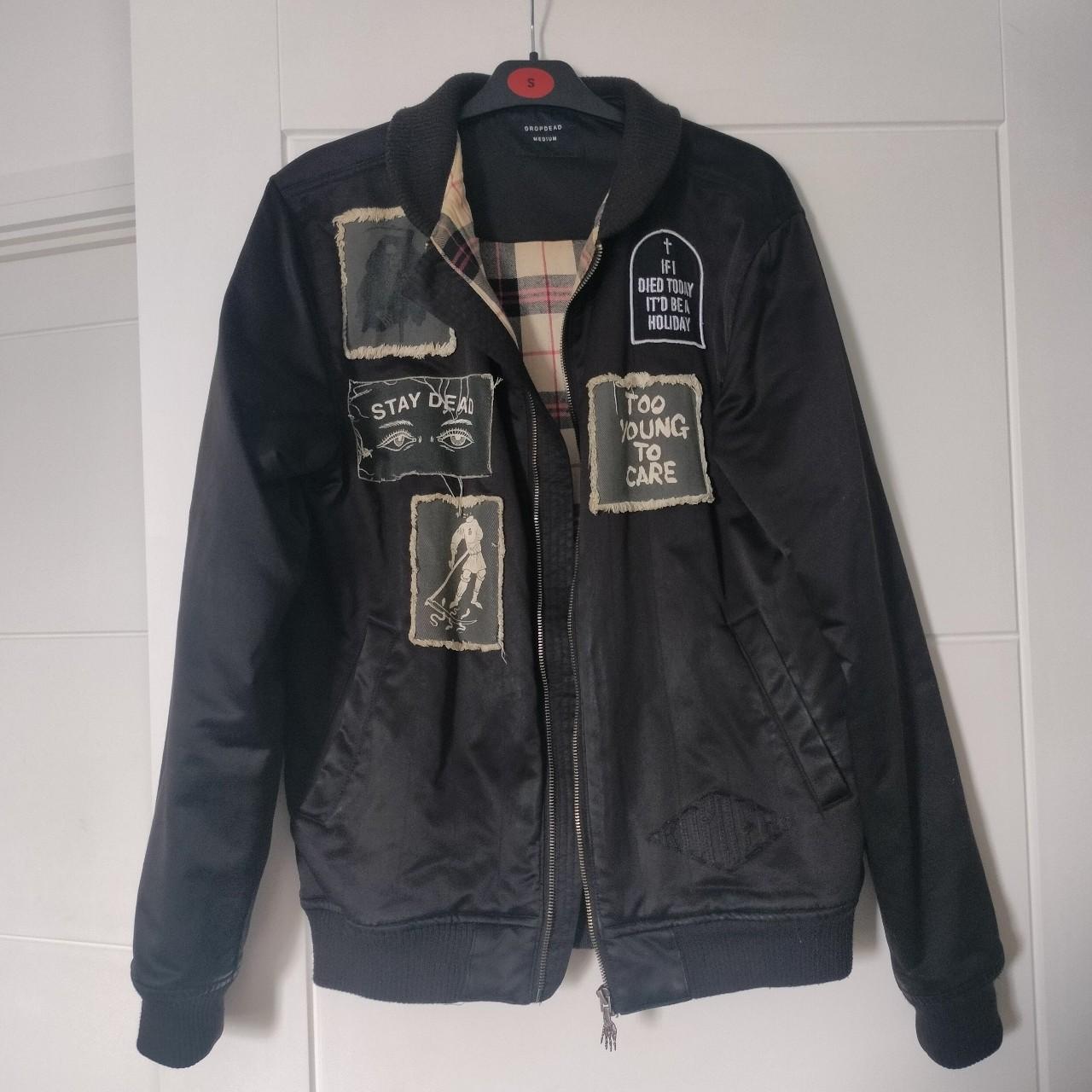 Drop Dead-Riot Bomber Jacket  - Depop