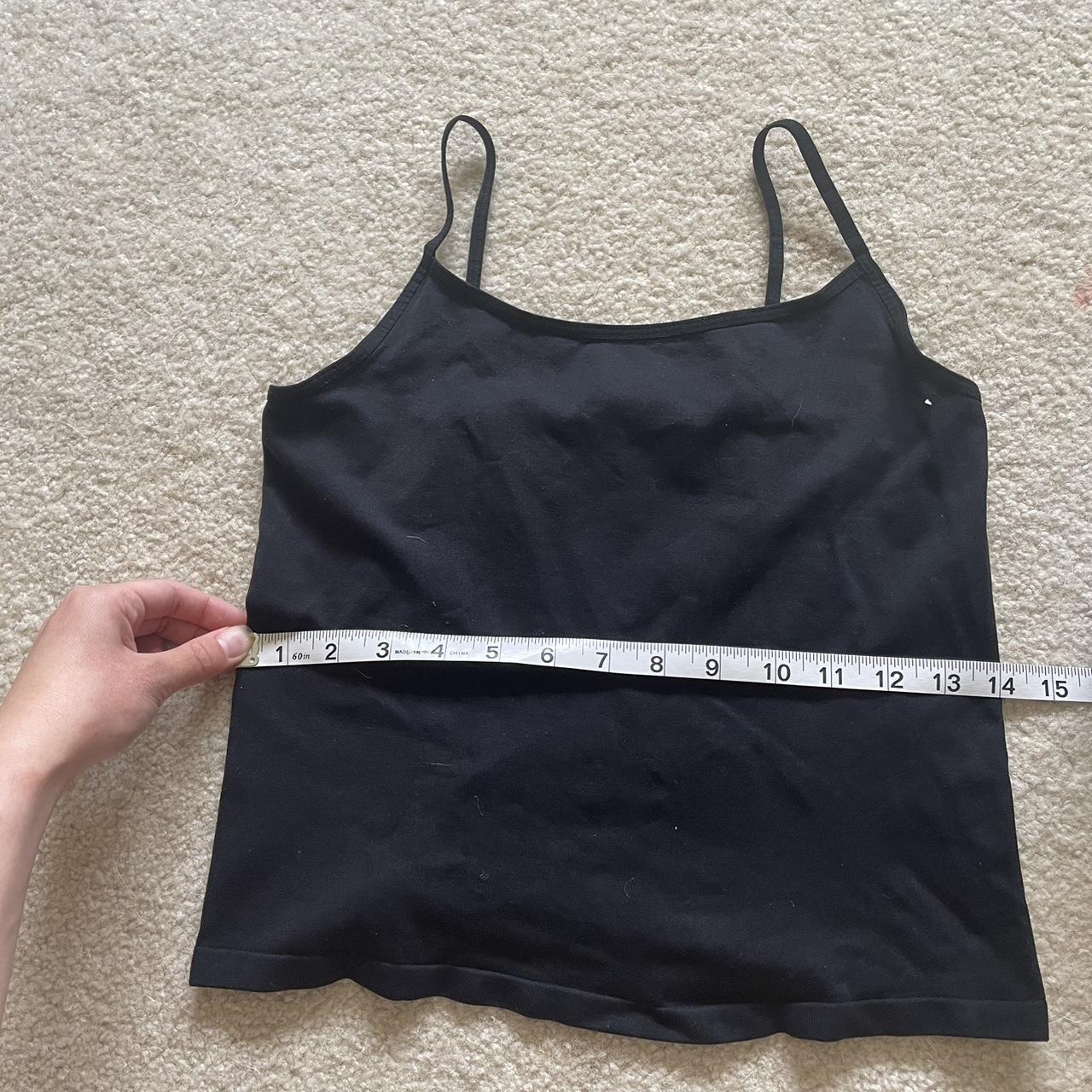 must need basic black cami! gives a cute boxy... - Depop