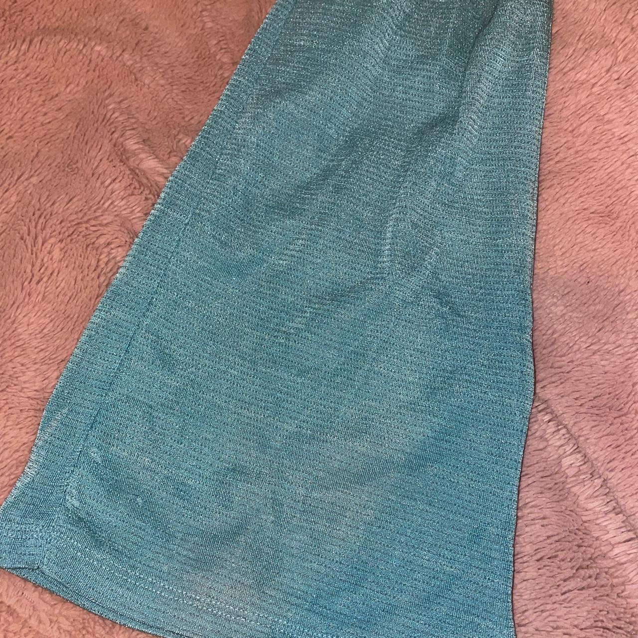 PRIMARK BLUE SHIMMER FLARES 🩵💙 Never worn, with... - Depop