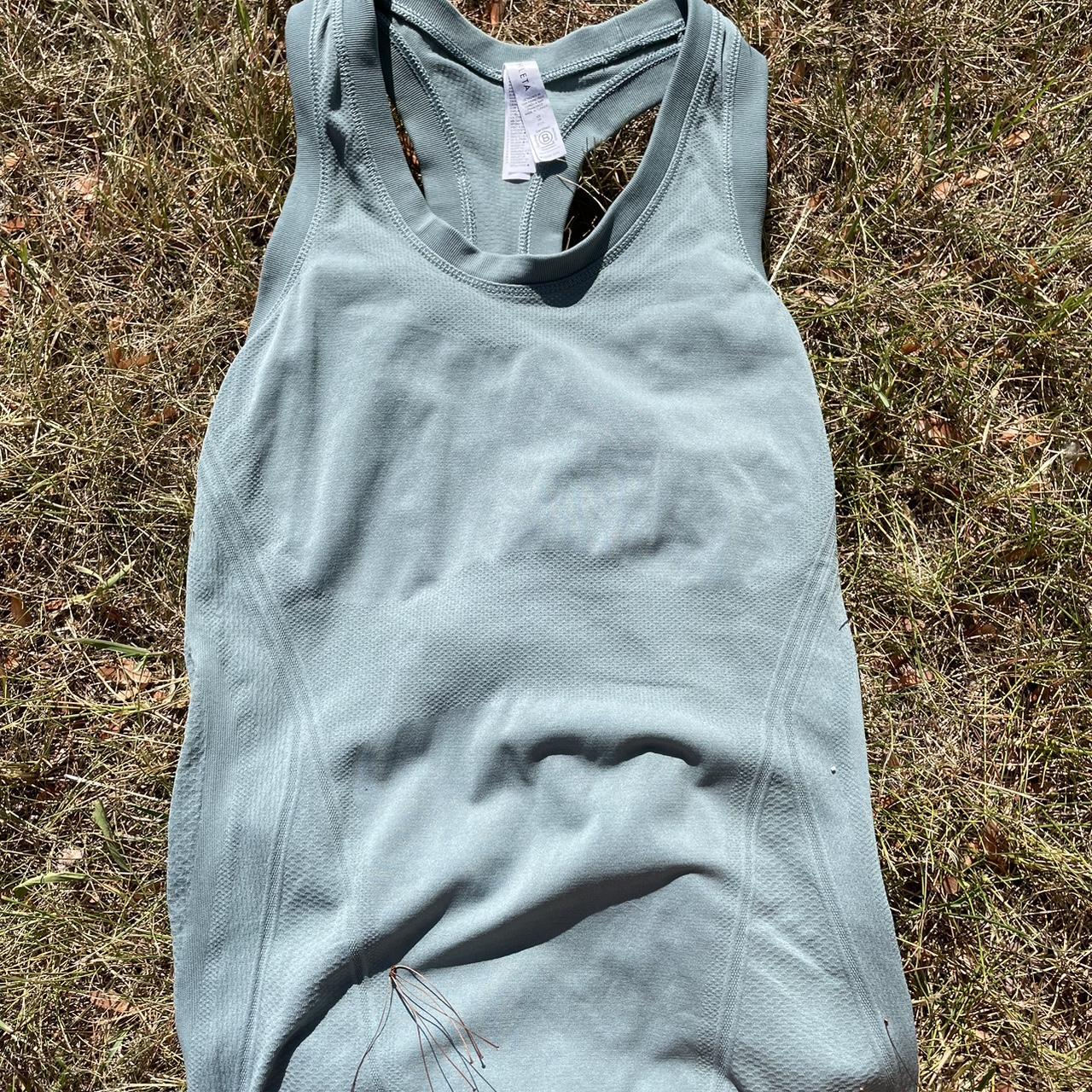 Athleta Women's Black and Grey Vest Depop