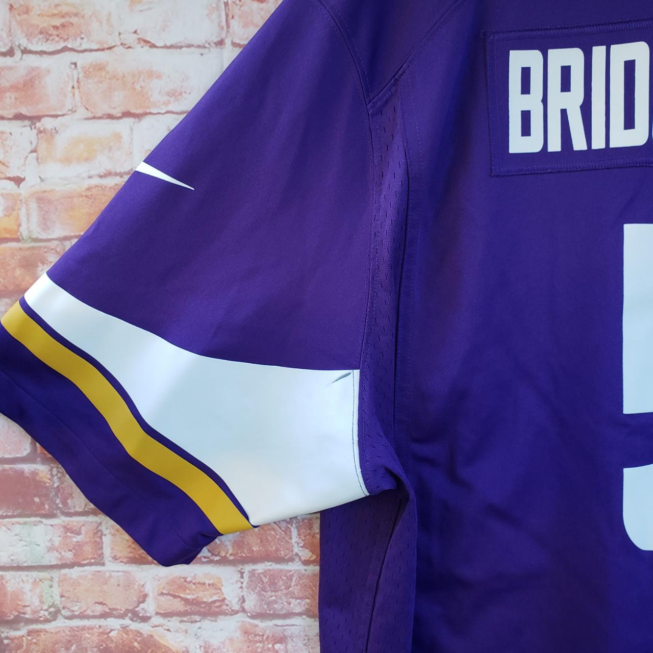 TEDDY BRIDGEWATER #5 MINNESOTA VIKINGS JERSEY NIKE ON FIELD SIZE