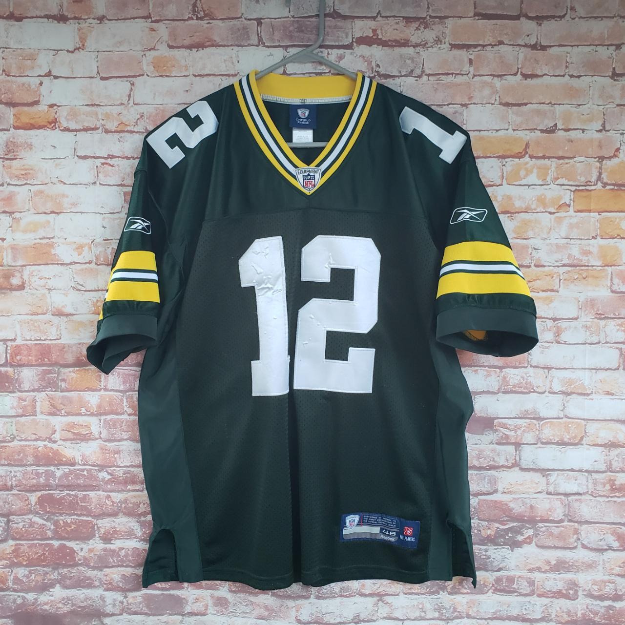 Dark green Packers jersey #12 Aaron Rodgers - Depop