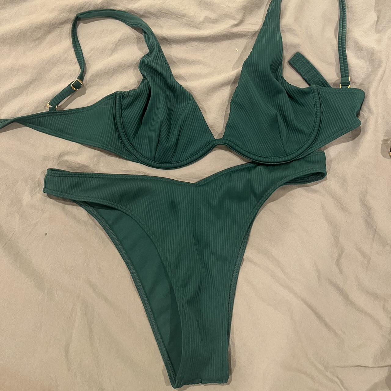 Hollister Co. Women's Black Swimsuitonepiece Depop