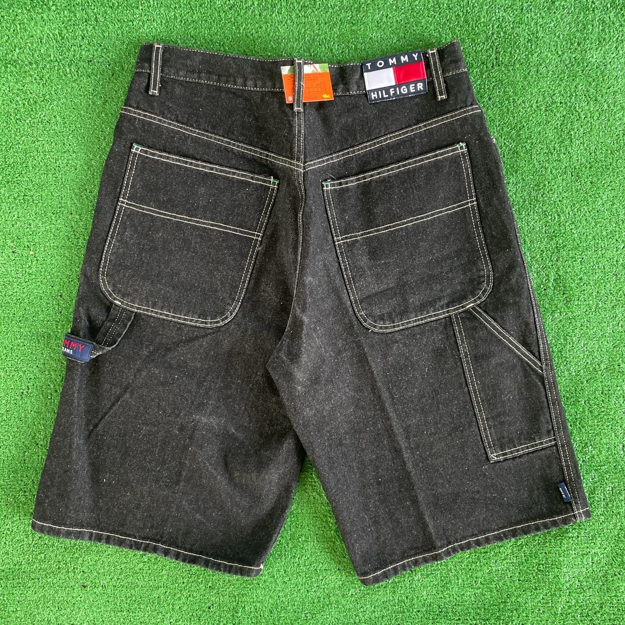 Tommy Hilfiger Men's Black and Grey Jeans Depop