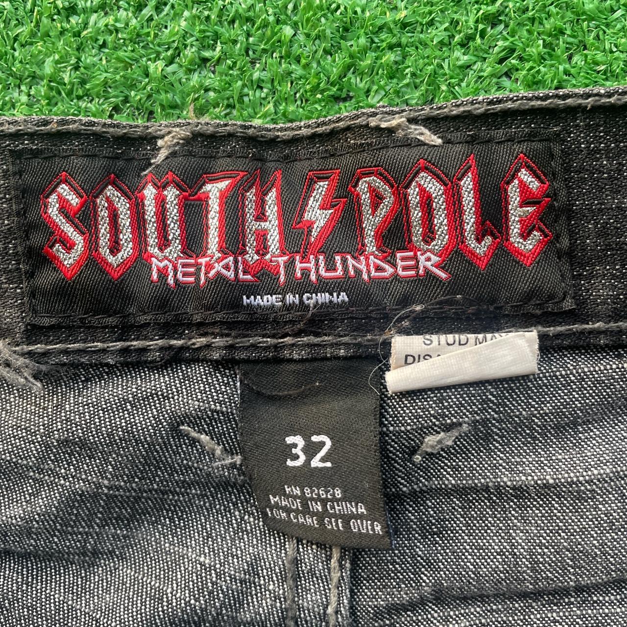 Rare southpole jeans Crazy back pocket embroidery... - Depop