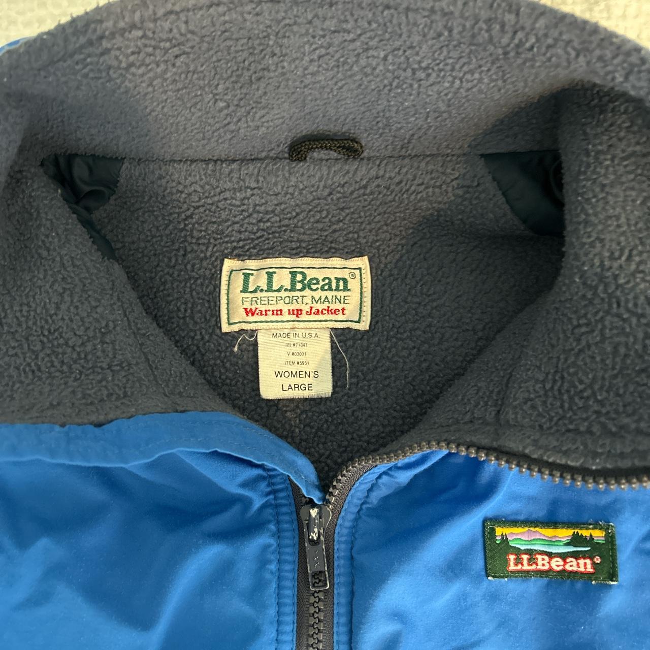 L.L.Bean Women's Blue Jacket | Depop