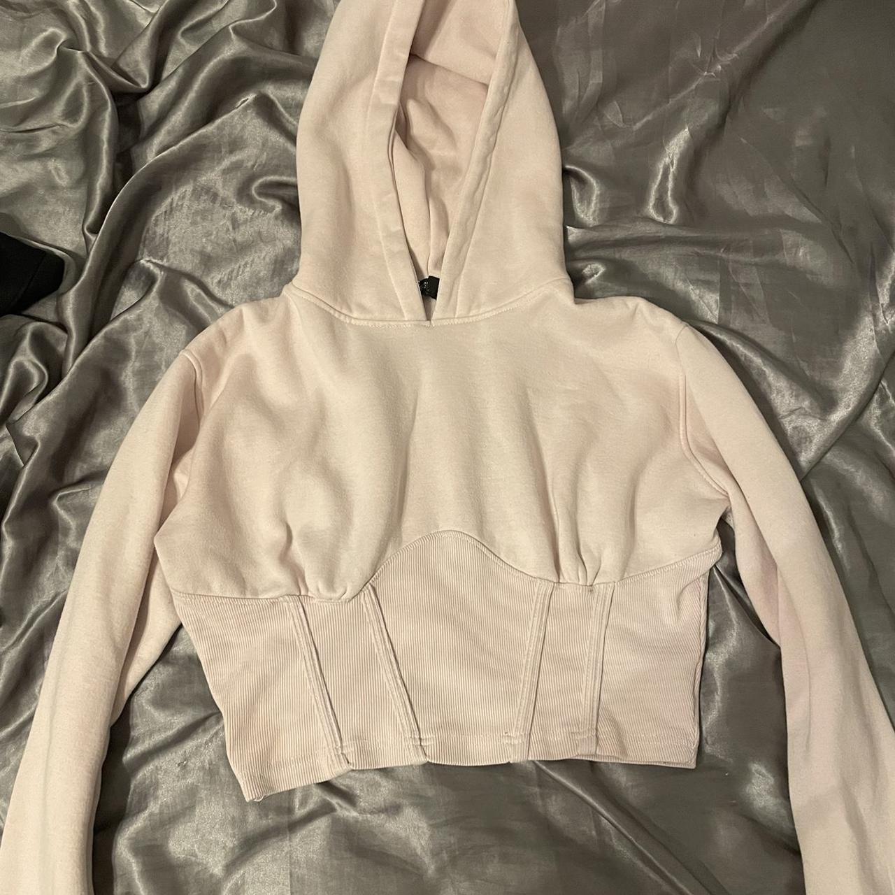 Missguided Corset Hoodie Size 8 Fits like Medium