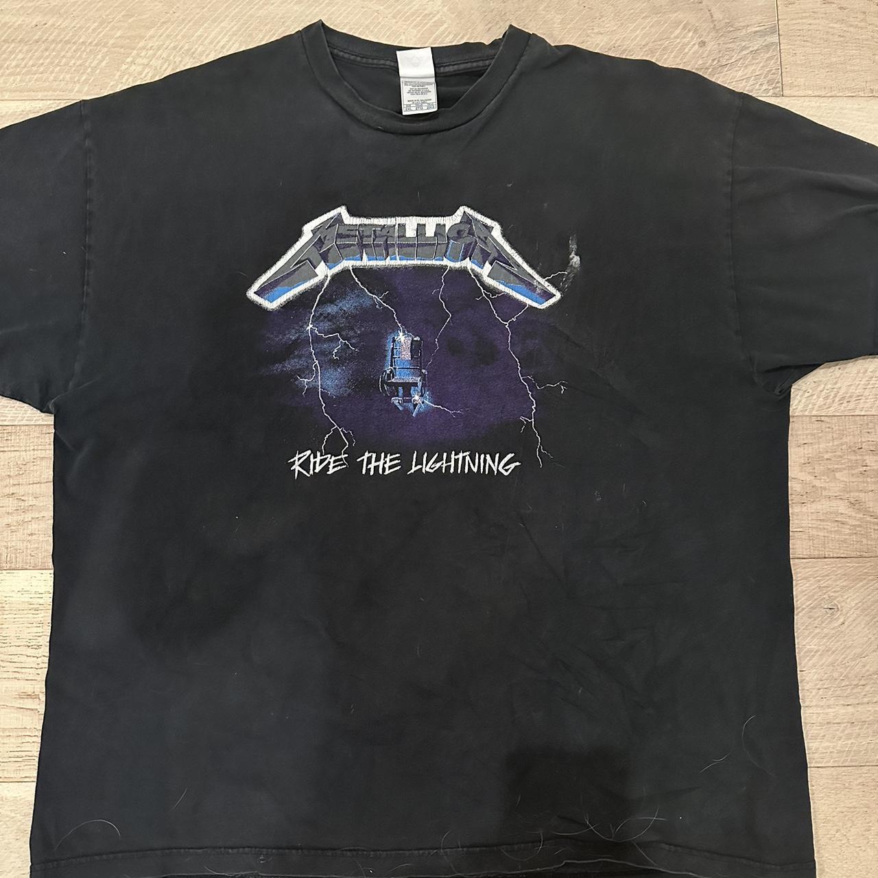 ride the lightning vintage shirt