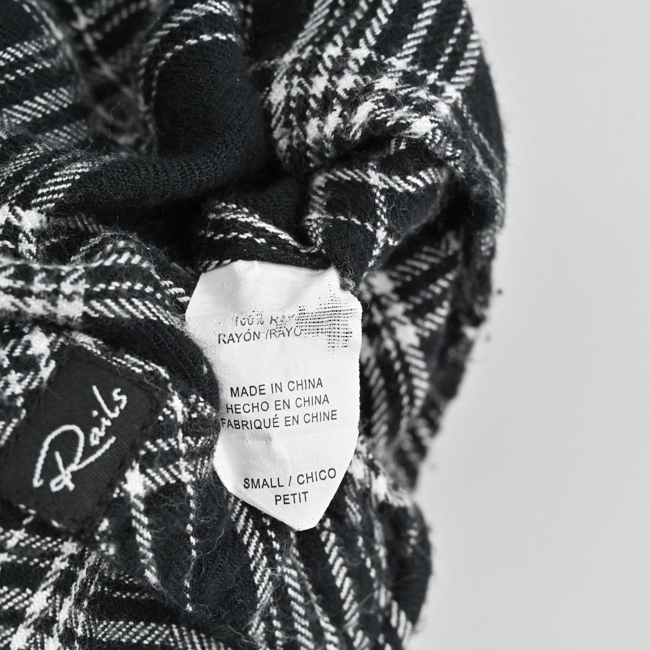 Rails Women's Blouse - Black/White - S – Rails Wo… - image 8