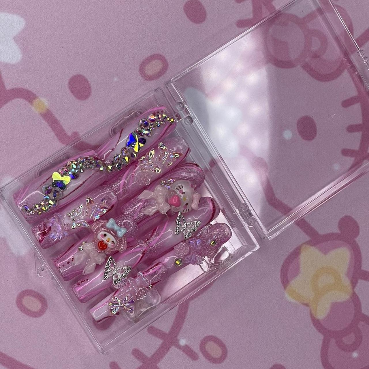 HELLO KITTY PRESS ON NAILS🎀🌟💕 pressonnails... Depop