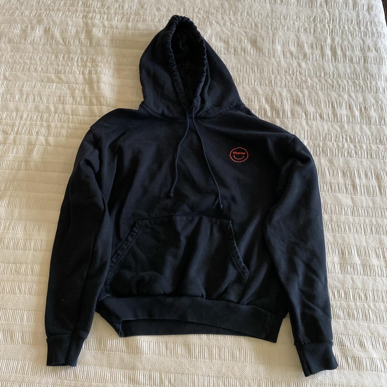 Depop sweatshirt hoodie. Never worn. L cotton