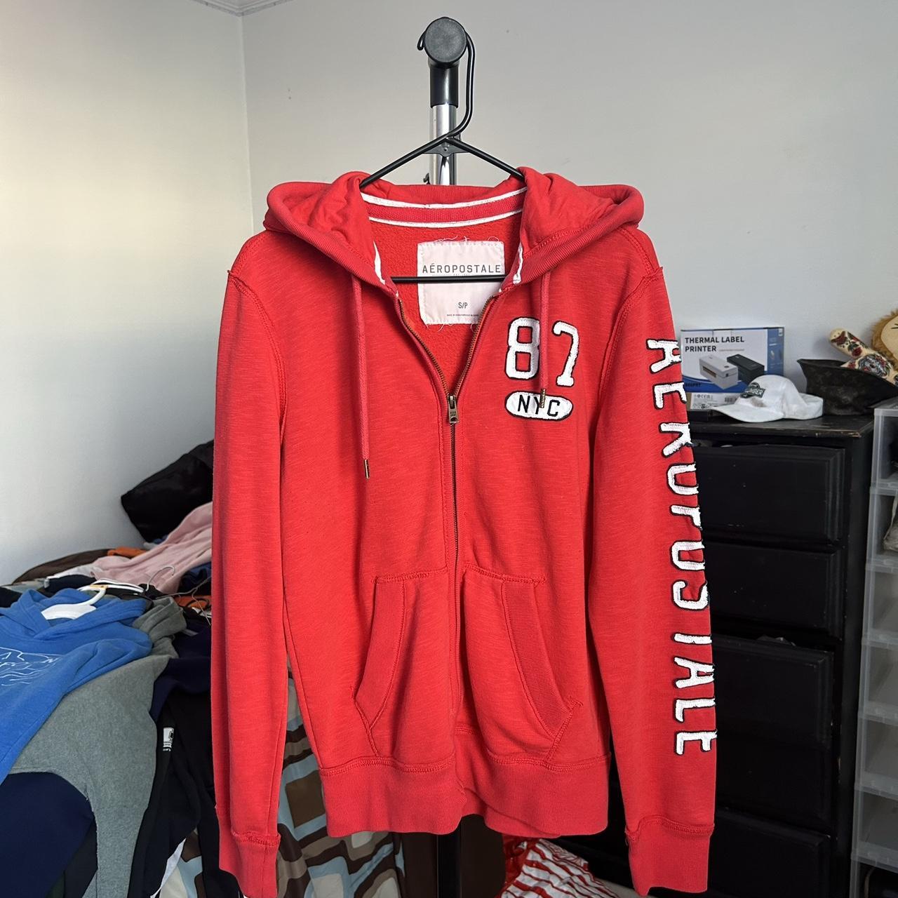 Red sales aeropostale hoodie