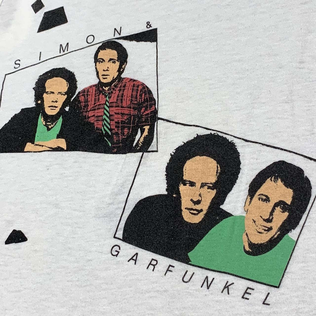 XS * vintage 80s 1983 Simon & Garfunkel tour t shirt | Depop