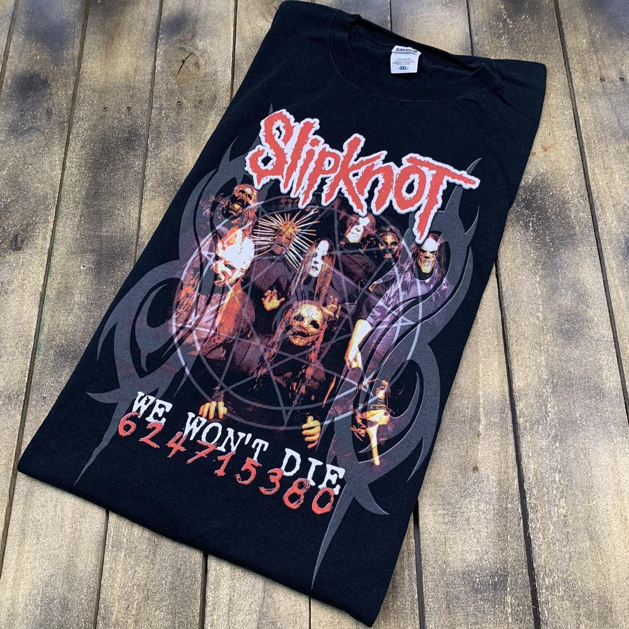 2xl Vintage 2004 Slipknot Tour T Shirt Never Depop 0652